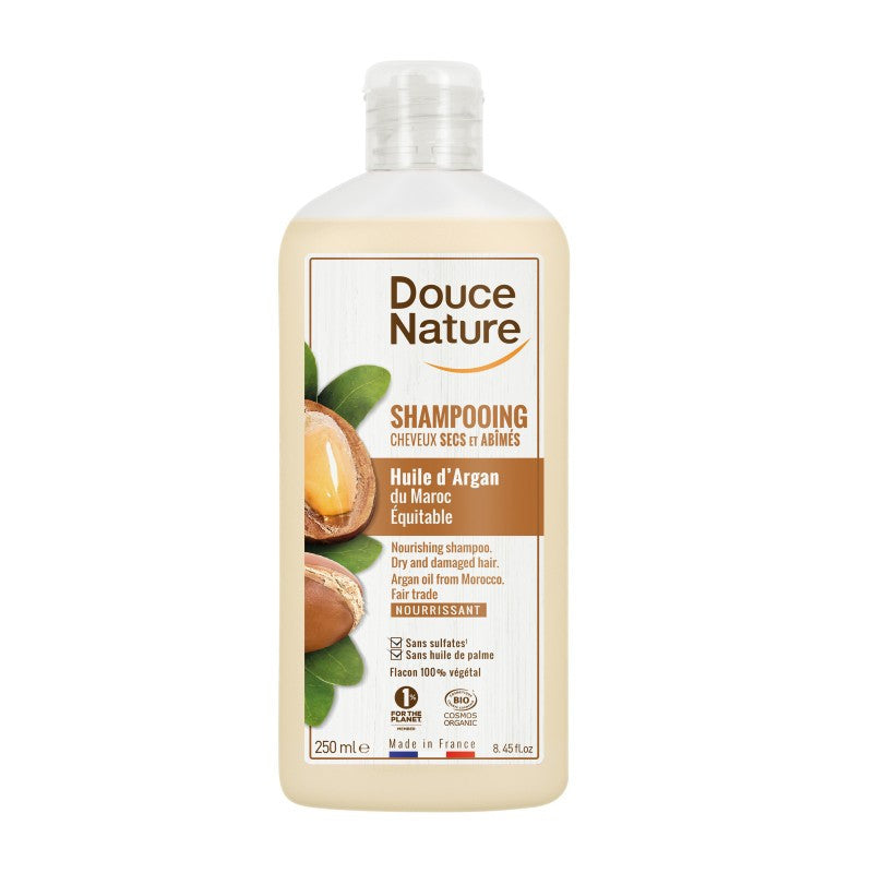 Douce Nature arganöljyshampoo, 250 ml